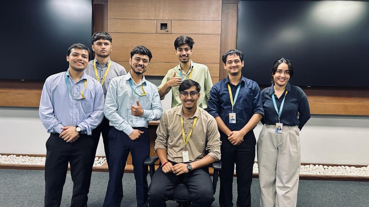Small team photo in conference room